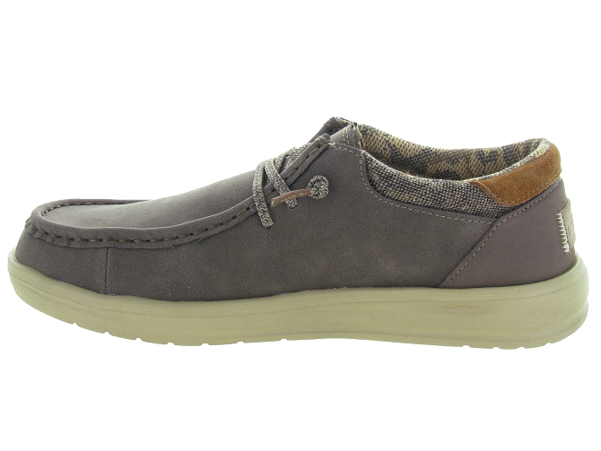 chaussures a lacets - Confort et décontracté - homme - Nubuck - Marron - Hey dude4762103_4