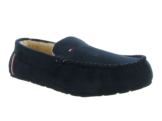 chaussons et pantoufles - Mocassins - homme - Synthétique - Bleu - Tommy hilfiger