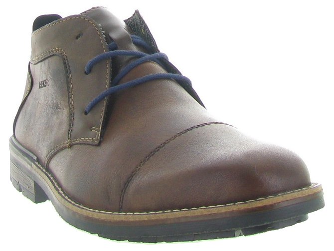 chaussures a lacets - Confort et décontracté - homme - Synthétique - Marron - Rieker