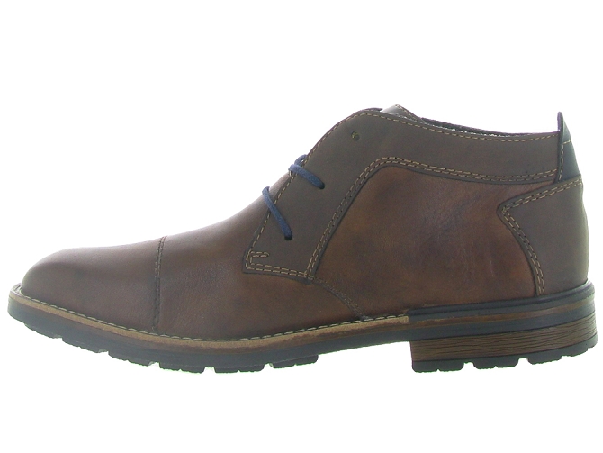 chaussures a lacets - Confort et décontracté - homme - Synthétique - Marron - Rieker4765701_4