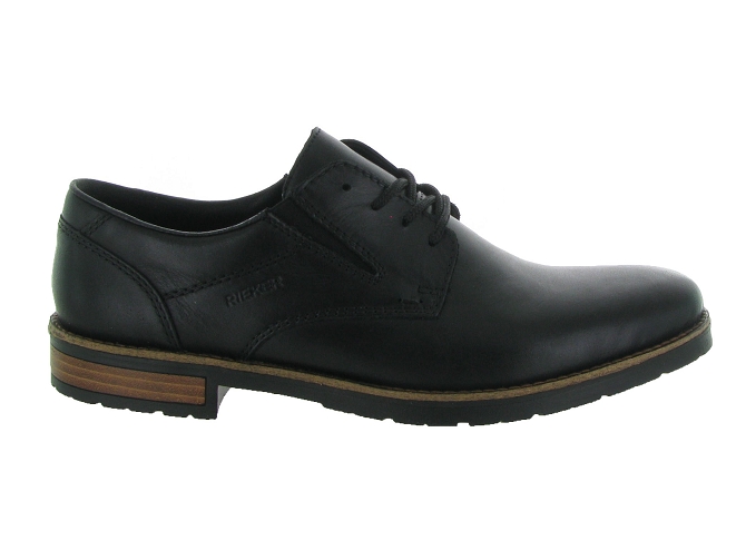 chaussures a lacets - Cérémonie - homme - Cuir - Noir - Rieker4766102_2