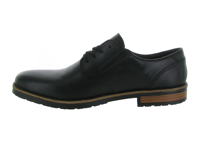 chaussures a lacets - Cérémonie - homme - Cuir - Noir - Rieker4766102_4