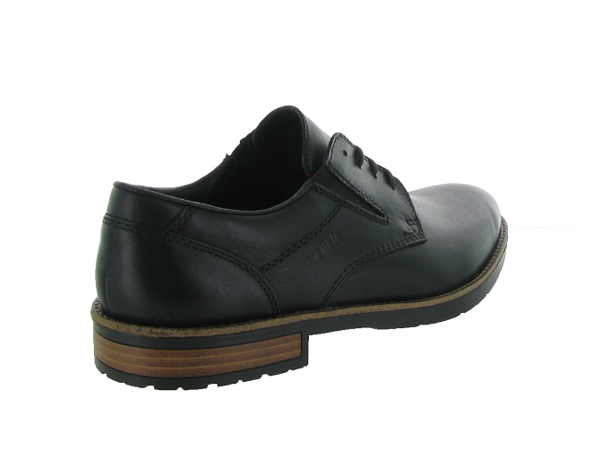 chaussures a lacets - Cérémonie - homme - Cuir - Noir - Rieker4766102_5