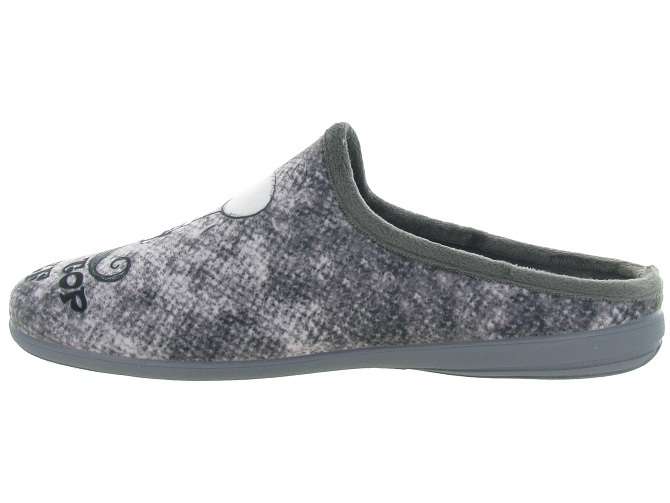 chaussons et pantoufles - Mules Sabots - homme - Synthétique - Gris - La maison de l espadrille4767401_4