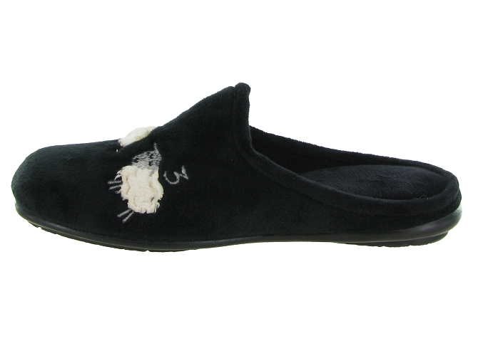 chaussons et pantoufles - Mules Sabots - femme - Synthétique - Noir - La maison de l espadrille4770002_4