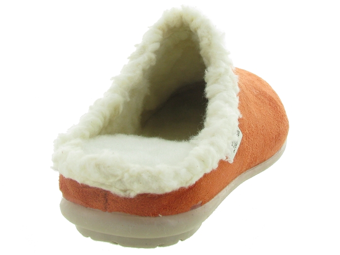 chaussons et pantoufles - Mules Sabots - femme - Synthétique - Orange - La maison de l espadrille4770303_5