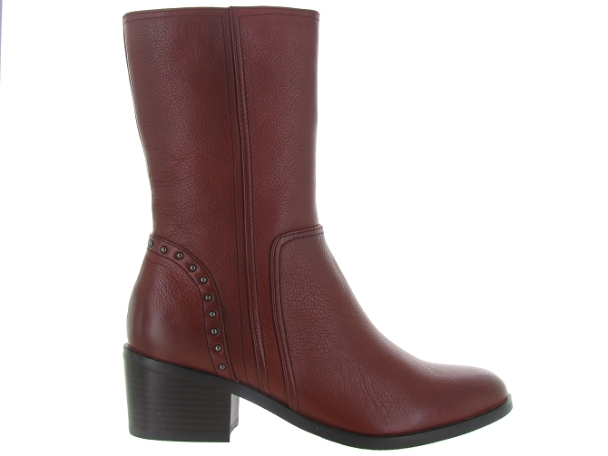 bottines et boots - Classique & Chic - femme - Cuir - Rouge - Regarde le ciel...4774802_2