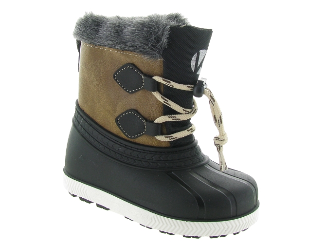 apres ski bottes fourrees -  - bebe mixte - Synthétique - Marron - Kimberfeel