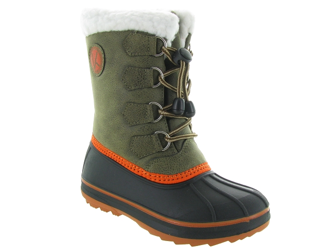 apres ski bottes fourrees -  - junior garcon - Synthétique - Vert - Kimberfeel