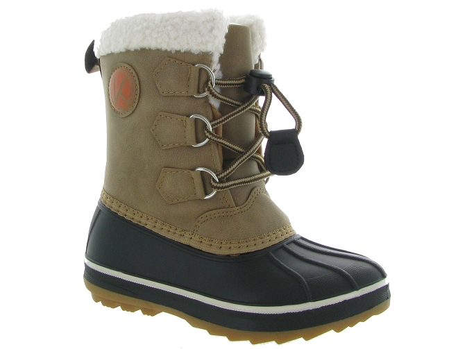 apres ski bottes fourrees -  - junior garcon - Synthétique - Marron - Kimberfeel