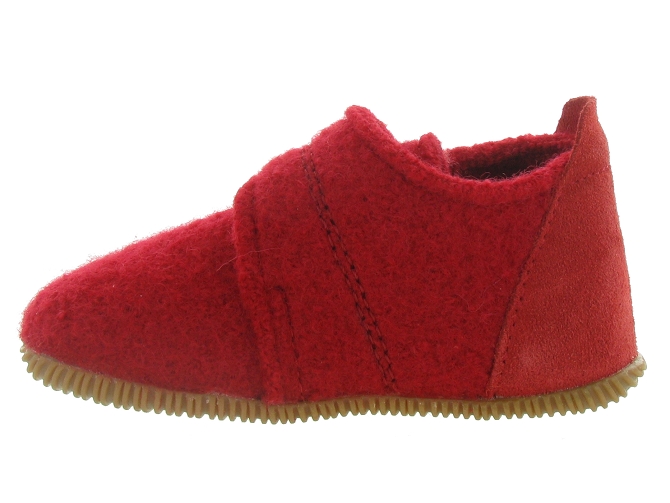 chaussons et pantoufles -  - bebe garcon - Laine - Rouge - Giesswein4777501_4