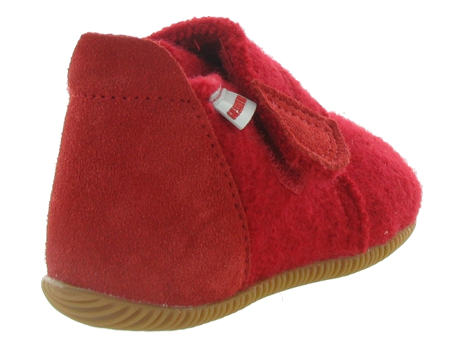 chaussons et pantoufles -  - bebe garcon - Laine - Rouge - Giesswein4777501_5