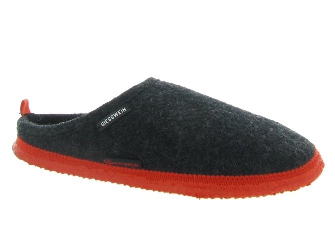 chaussons et pantoufles - Mules Sabots - homme - Laine - Gris - Giesswein