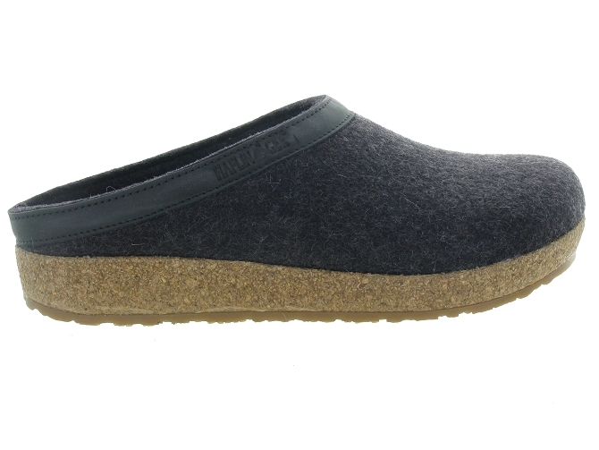 chaussons et pantoufles - Mules Sabots - homme - Feutrine - Gris - Haflinger4780901_2