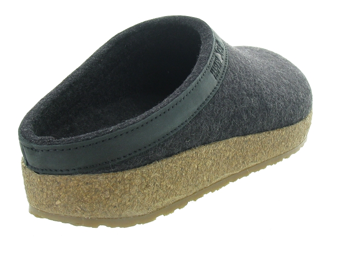 chaussons et pantoufles - Mules Sabots - homme - Feutrine - Gris - Haflinger4780901_5