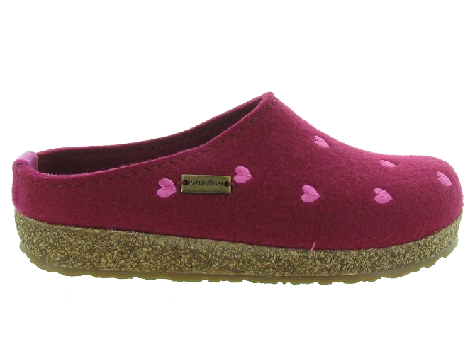 chaussons et pantoufles - Mules Sabots - femme - Feutrine - Rose - Haflinger4781104_2