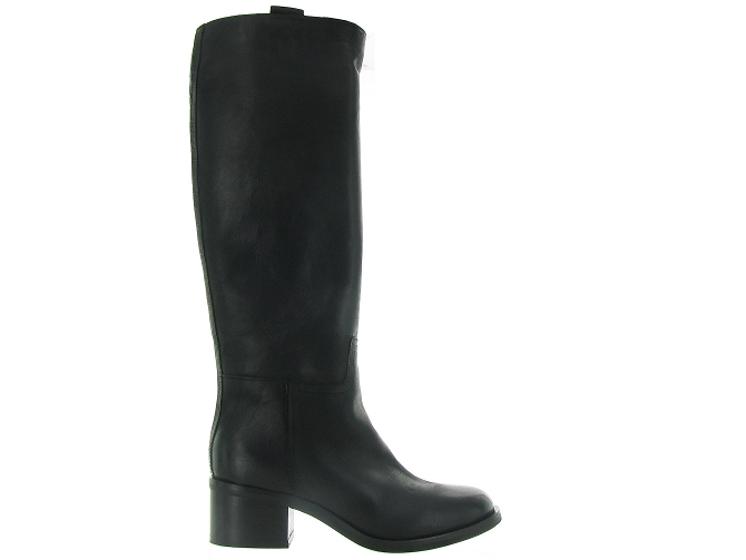 bottes - Cavalières - femme - Cuir - Noir - Julie dee4782201_2