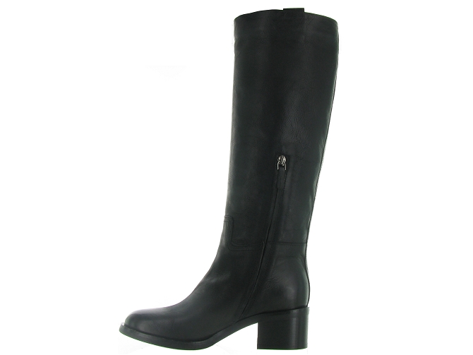 bottes - Cavalières - femme - Cuir - Noir - Julie dee4782201_4