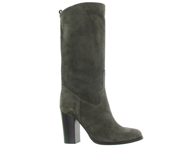 bottines et boots - Classique & Chic - femme - Nubuck - Beige - Julie dee4782301_2