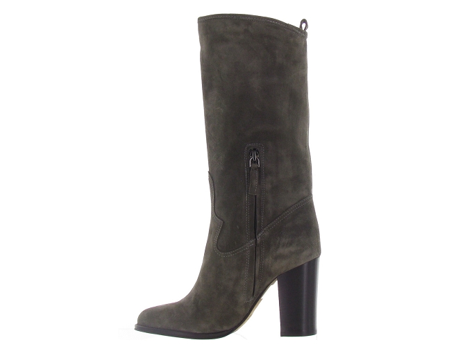 bottines et boots - Classique & Chic - femme - Nubuck - Beige - Julie dee4782301_4