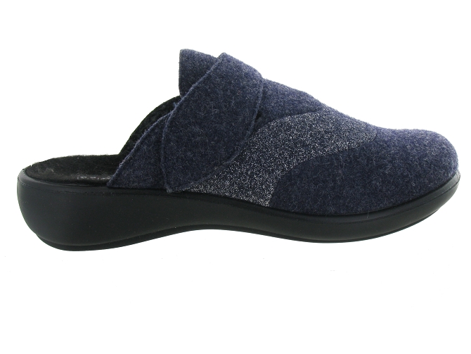 chaussons et pantoufles - Mules Sabots - femme - Toile Jean - Bleu - Westland4783101_2