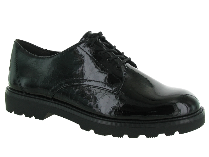 Tamaris chaussures a lacets 23605 noir