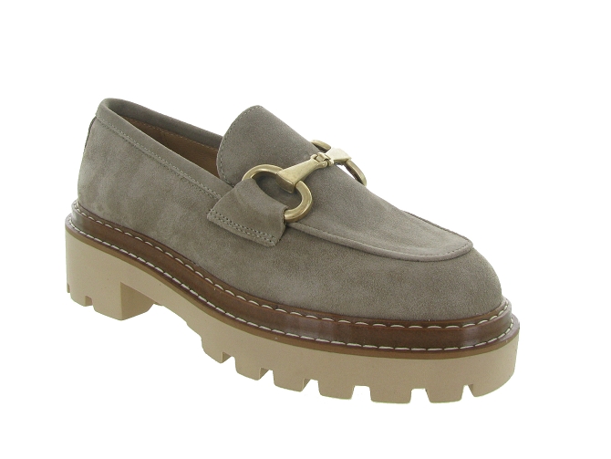 mocassins - Elégant - femme - Cuir - Beige - Semerdjian