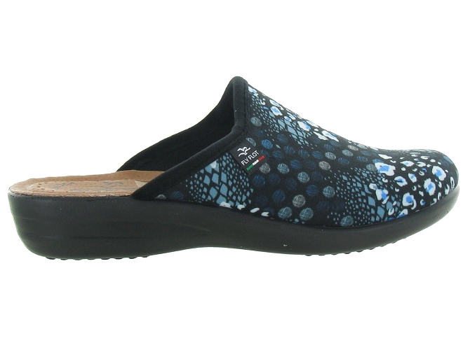 chaussons et pantoufles - Mules Sabots - femme - Synthétique - Bleu - Fly flot4796401_2