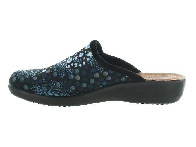 chaussons et pantoufles - Mules Sabots - femme - Synthétique - Bleu - Fly flot4796401_4