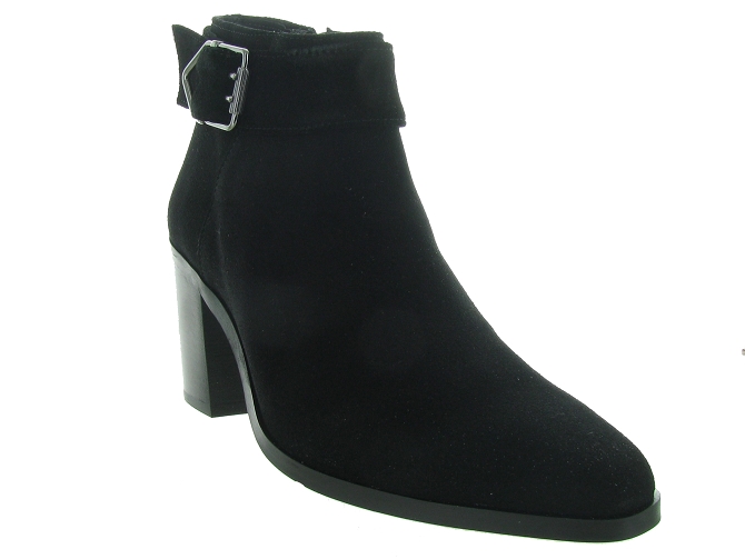 bottines et boots - Classique & Chic - femme - Cuir - Noir - Qootum