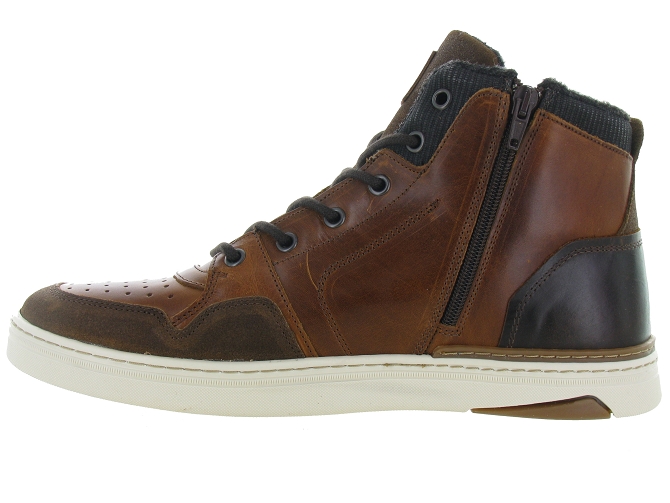 baskets et sneakers - Tendance - homme - Cuir - Marron - Bullboxer4800201_4