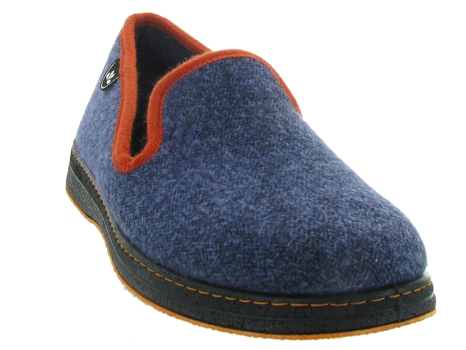 chaussons et pantoufles - Charentaises Hiver - homme - Synthétique - Bleu - Semelflex4801501_3