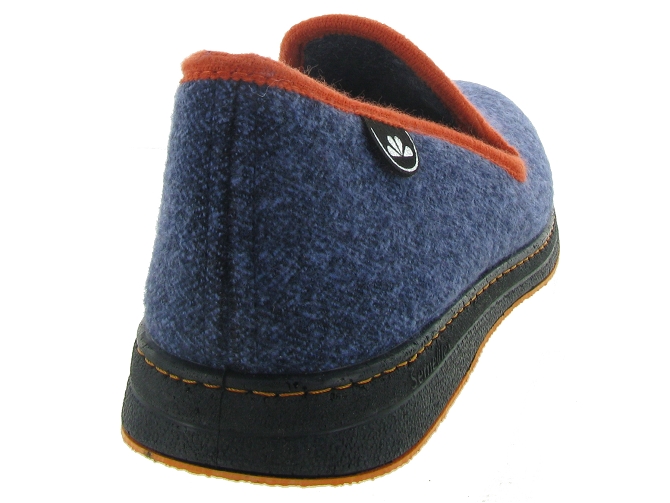 chaussons et pantoufles - Charentaises Hiver - homme - Synthétique - Bleu - Semelflex4801501_5