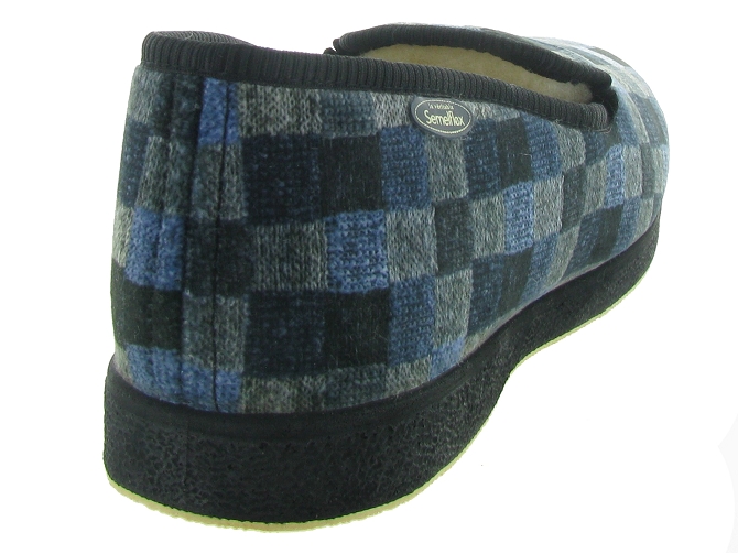 chaussons et pantoufles - Charentaises Hiver - homme - Synthétique - Bleu - Semelflex4802201_5