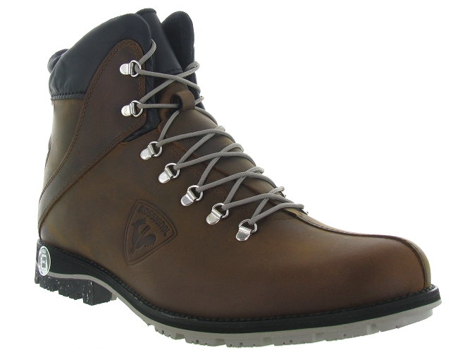 apres ski bottes fourrees - Chaussures neige - homme - Cuir - Marron - Rossignol