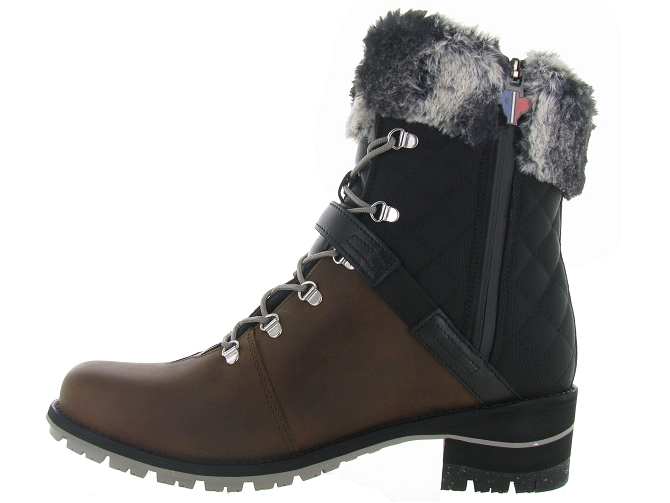 apres ski bottes fourrees - Chaussure neige - femme - Cuir - Marron - Rossignol4803901_4