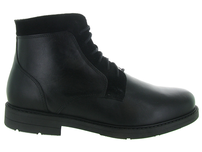 chaussures a lacets - Cérémonie - homme - Cuir - Noir - La thuile4804601_2