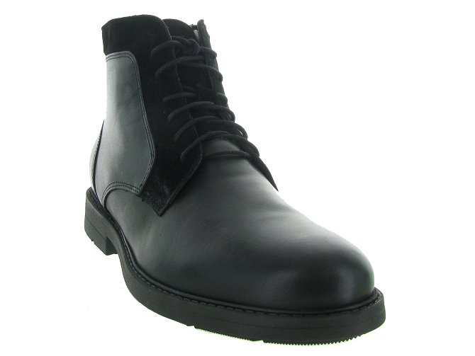 chaussures a lacets - Cérémonie - homme - Cuir - Noir - La thuile4804601_3