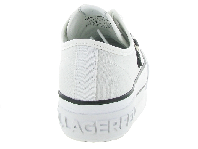 baskets et sneakers - Tendance - femme - Toile Jean - Blanc - Karl lagerfeld4823301_5