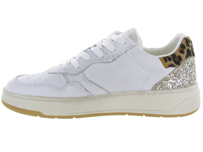 baskets et sneakers - Tendance - femme - Cuir - Blanc - Crime london4826701_4