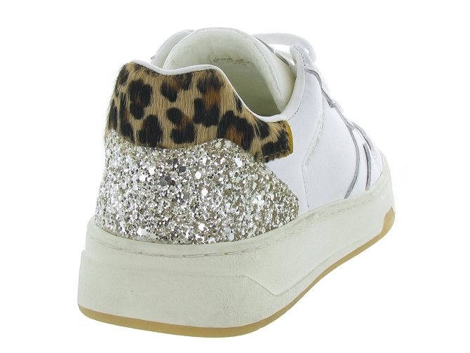 baskets et sneakers - Tendance - femme - Cuir - Blanc - Crime london4826701_5