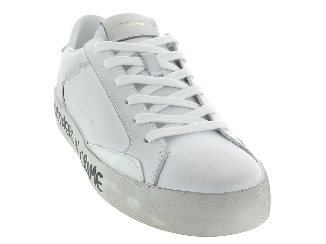 baskets et sneakers - Tendance - femme - Cuir - Blanc - Crime london4827001_3