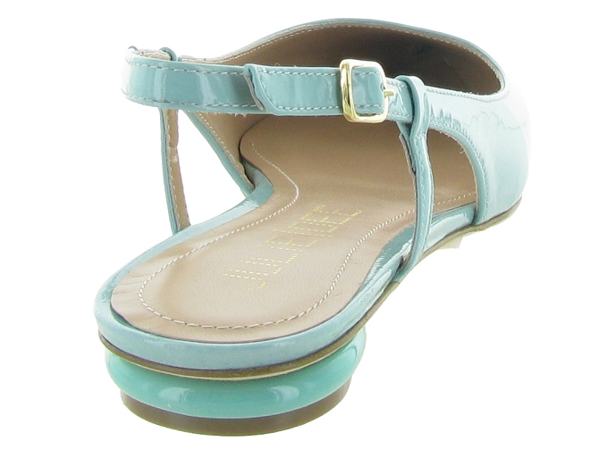 escarpins et trotteurs - Cérémonie - femme - Cuir - Bleu - Julie dee4827702_5