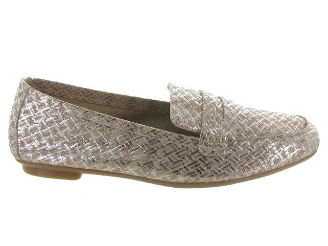 mocassins - Elégant - femme - Cuir - Gris - Reqins4831301_2