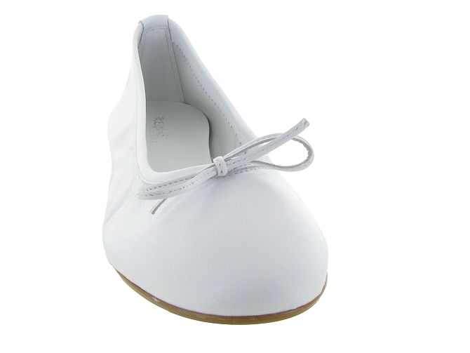 ballerines - Ballerine plate - femme - Cuir - Blanc - Reqins4832001_3