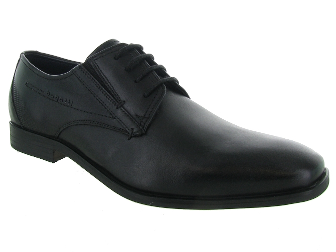 chaussures a lacets - Cérémonie - homme - Cuir - Noir - Bugatti