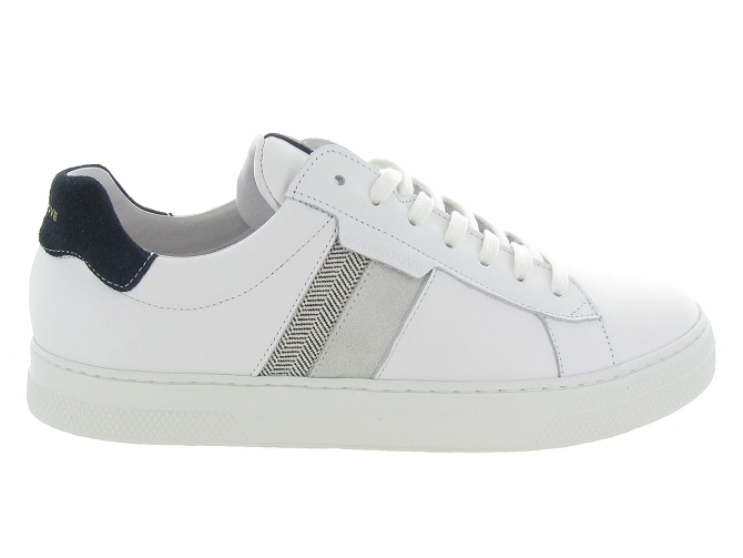 baskets et sneakers - Tendance - homme - Cuir - Blanc - Schmoove4835401_2