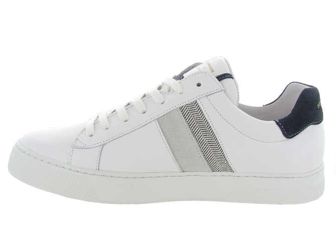 baskets et sneakers - Tendance - homme - Cuir - Blanc - Schmoove4835401_4