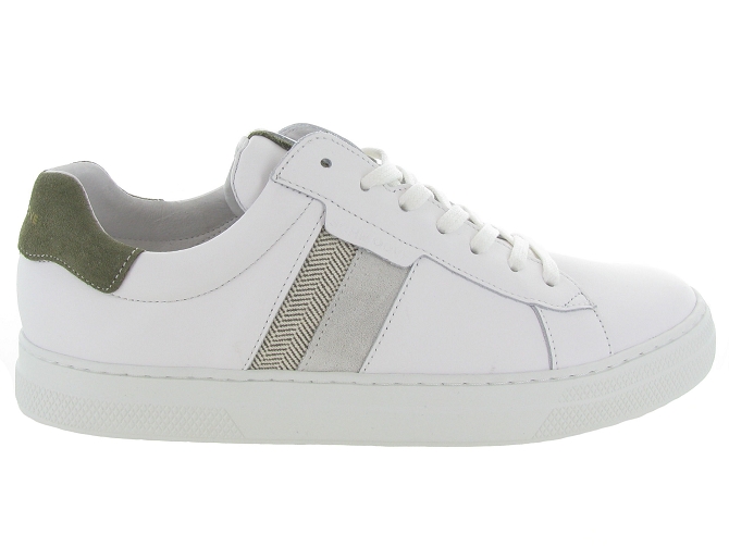 baskets et sneakers - Tendance - homme - Cuir - Blanc - Schmoove4835501_2