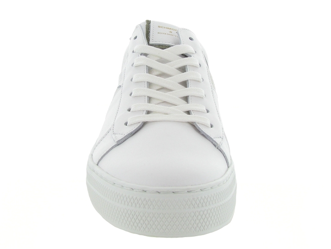 baskets et sneakers - Tendance - homme - Cuir - Blanc - Schmoove4835501_3